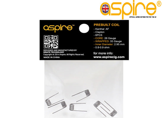 6 pack of Clapton Coil-6 pack of Clapton Coil