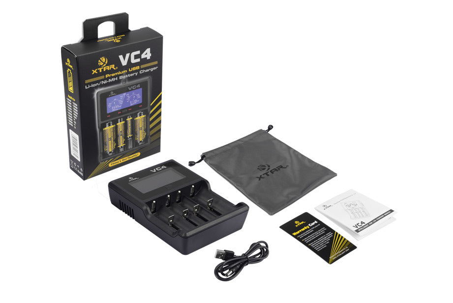 Xtar VC4 4 Bay Charger-Xtar VC4 4 Bay Charger