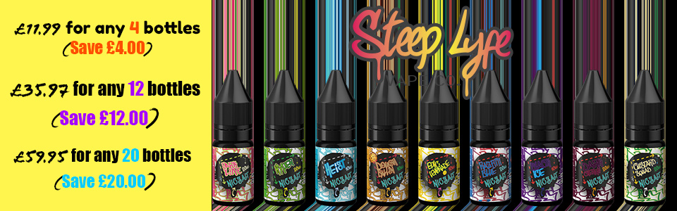 Steep Lyfe Nic Salt E Liquid